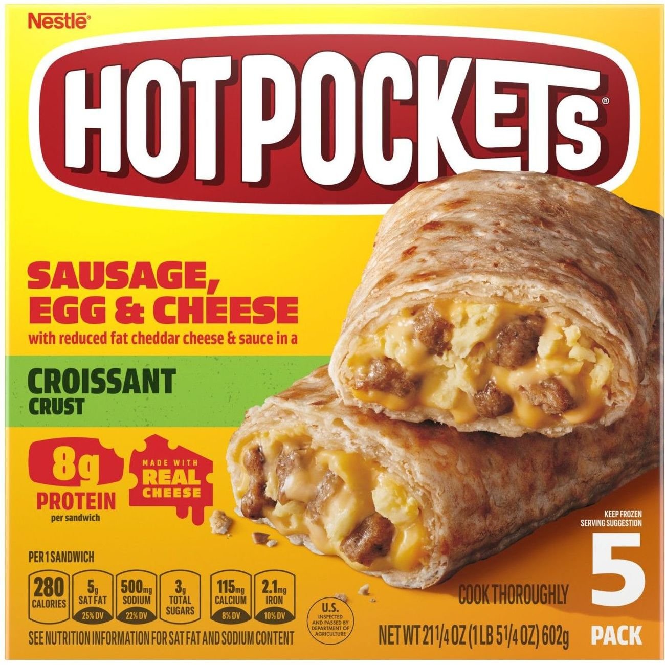 Hot Pockets Five Cheese Pizza 2CT 9oz Box