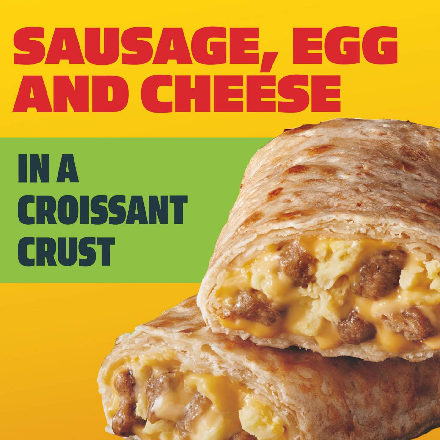 Hot Pockets Sausage Egg & Cheese Croissant Crust Frozen Sandwiches; image 3 of 8