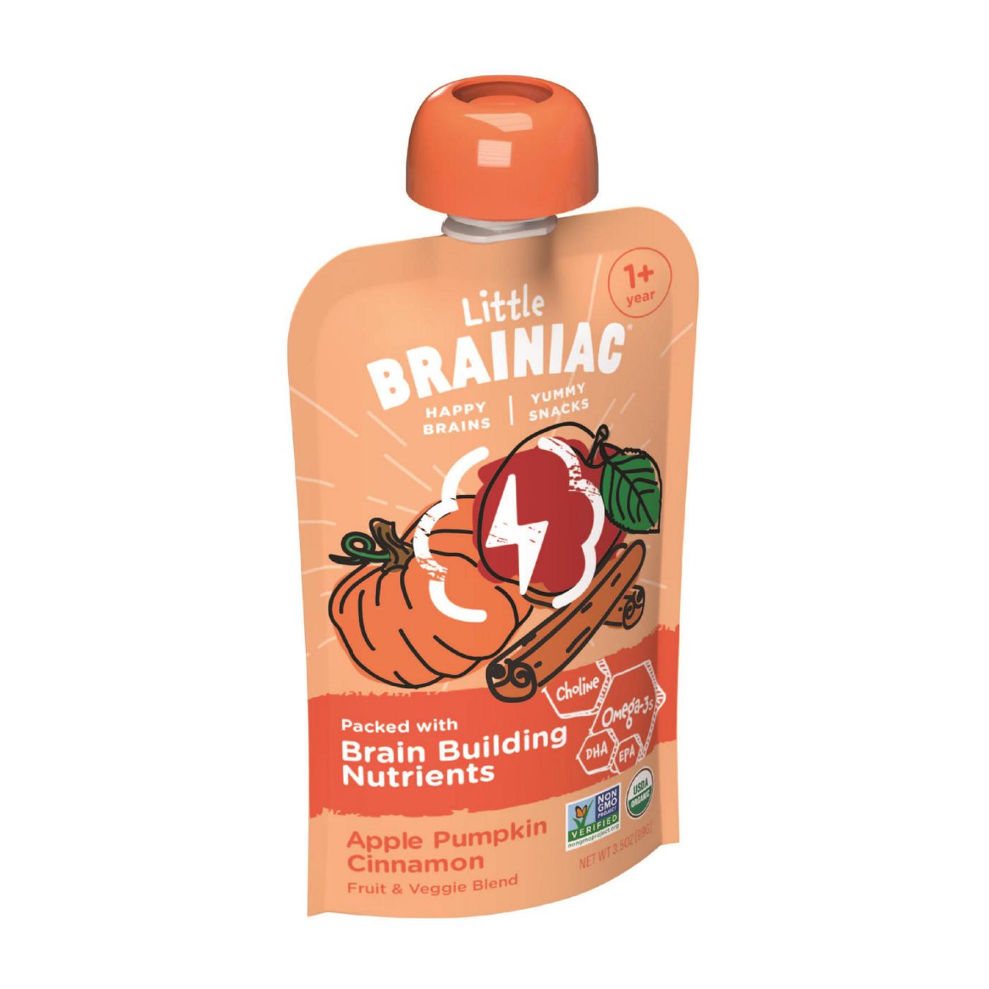 Little Brainiac Organic Baby Food Pouch - Apple Pumpkin & Cinnamon; image 4 of 4