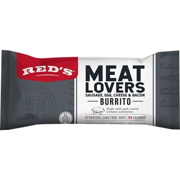Red's 15g Protein Meat Lovers Breakfast Burrito