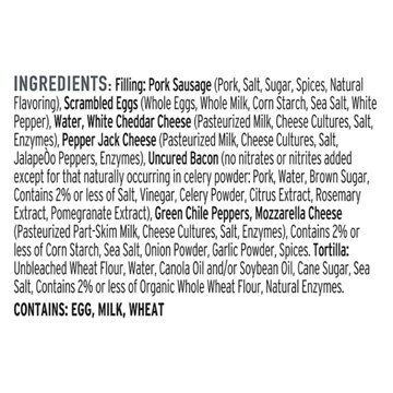 Red's 15g Protein Meat Lovers Breakfast Burrito