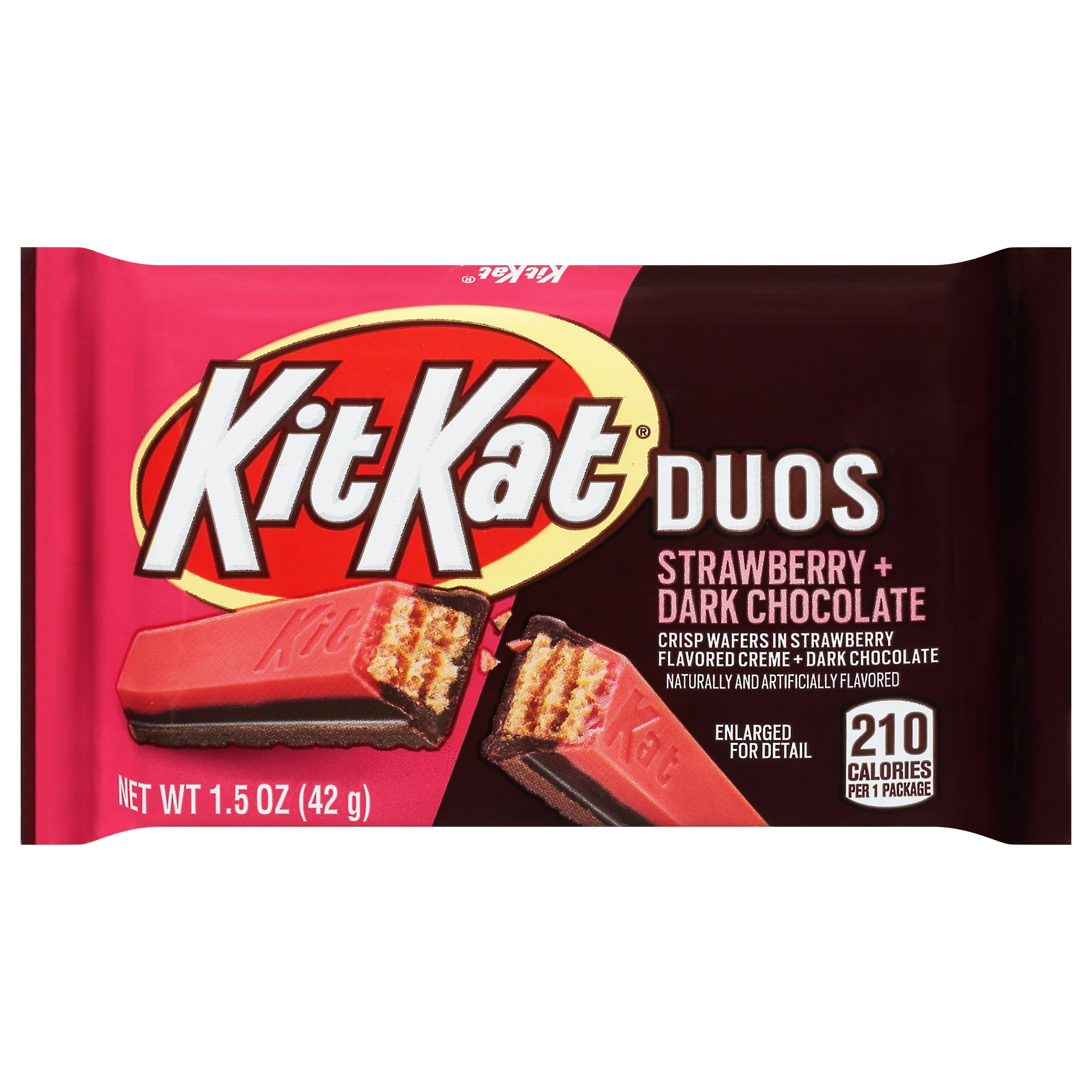Kit Kat Duos Crisp Wafers, Strawberry + Dark Chocolate - 1.5 oz