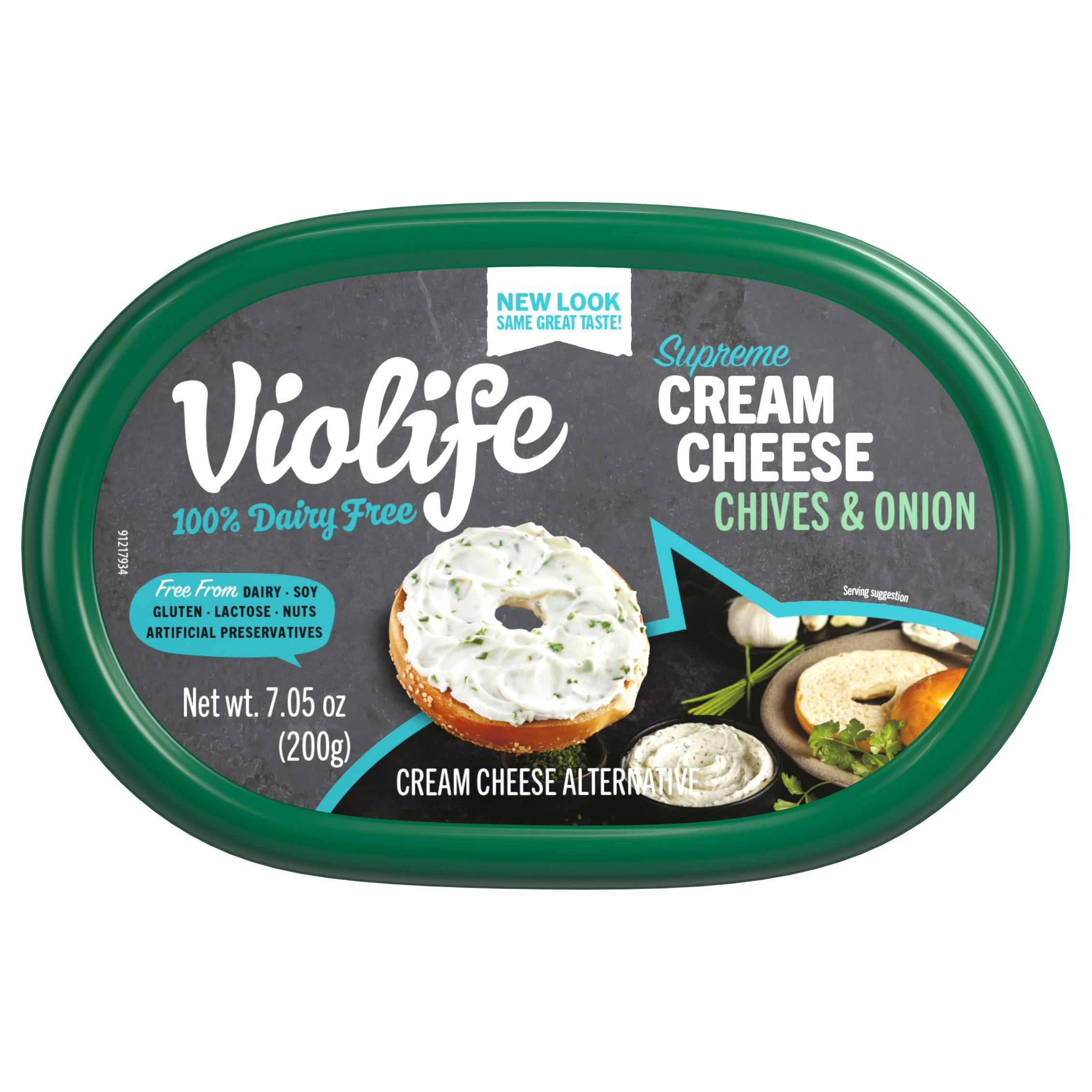 Violife Dairy Free Just Like Cream Cheese with Chives Shop Cheese at