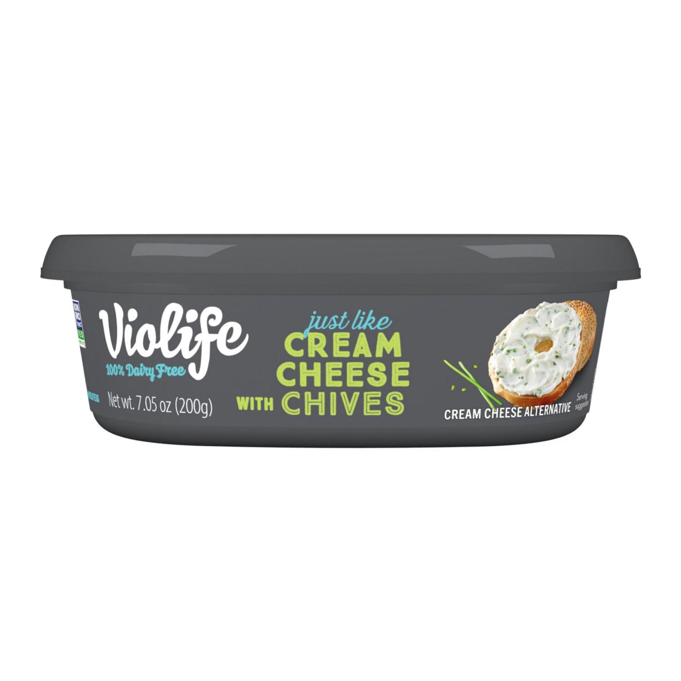 Violife Dairy Free Supreme Cream Cheese - Chives & Onion; image 1 of 3