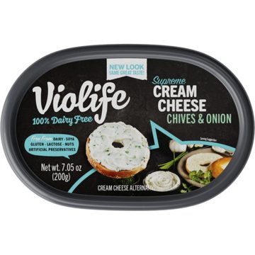 Violife Dairy Free Supreme Cream Cheese - Chives & Onion