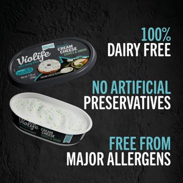 Violife Dairy Free Supreme Cream Cheese - Chives & Onion