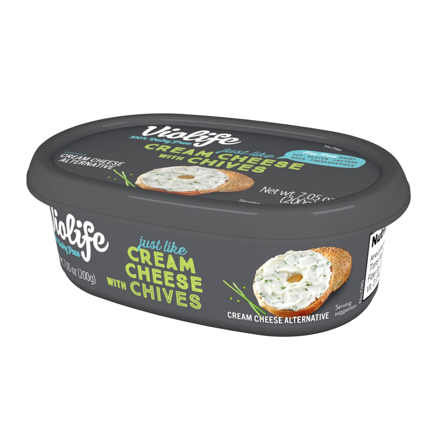 Violife Dairy Free Just Like Cream Cheese with Chives; image 5 of 6