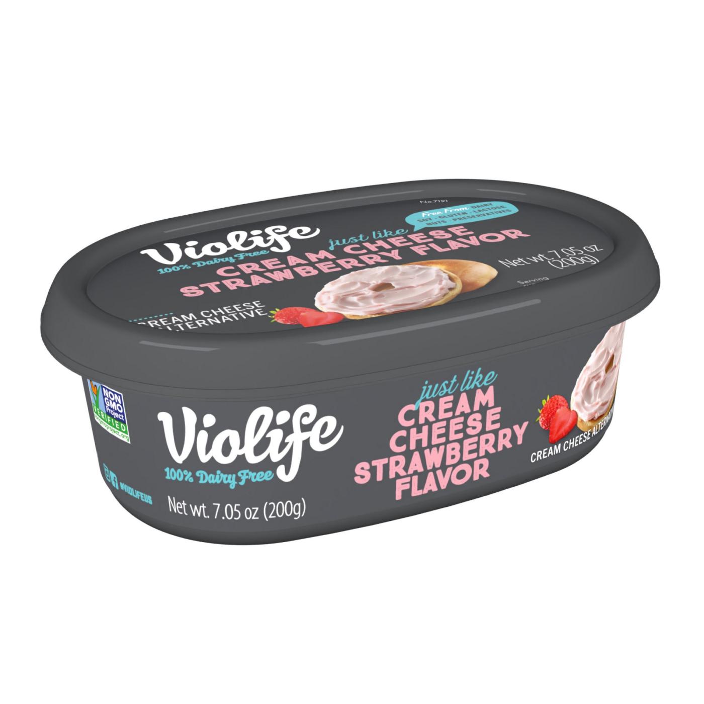 Violife Dairy Free Just Like Strawberry Cream Cheese; image 2 of 6