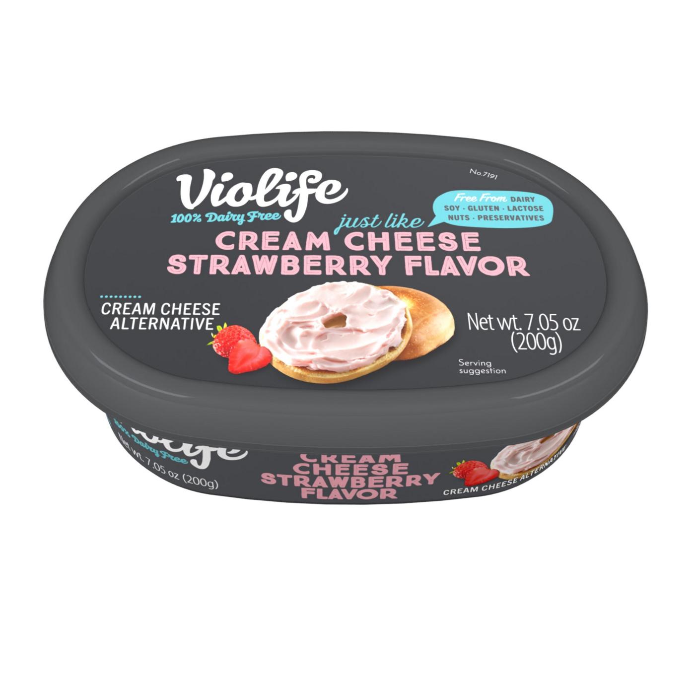 Violife Dairy Free Just Like Strawberry Cream Cheese; image 4 of 6