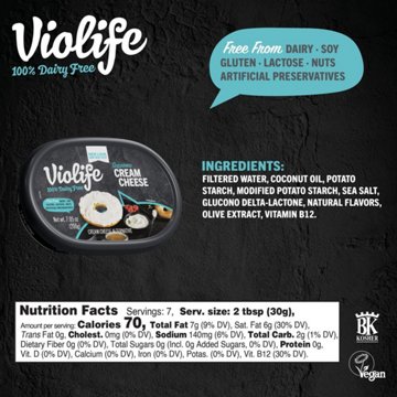 Violife Dairy Free Just Like Original Cream Cheese