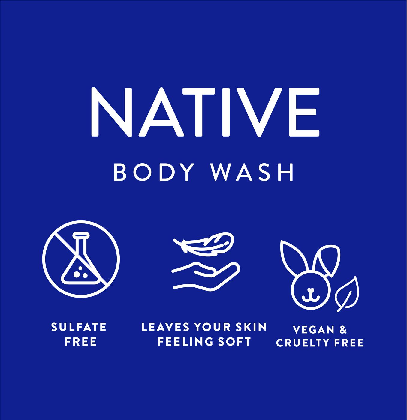 Native Body Wash - Coconut & Vanilla; image 7 of 9