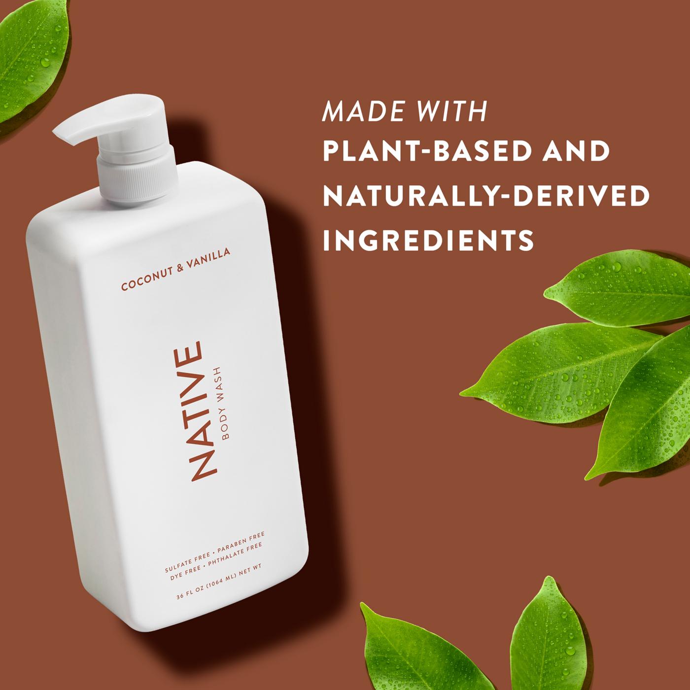 Native Body Wash - Coconut & Vanilla; image 8 of 9