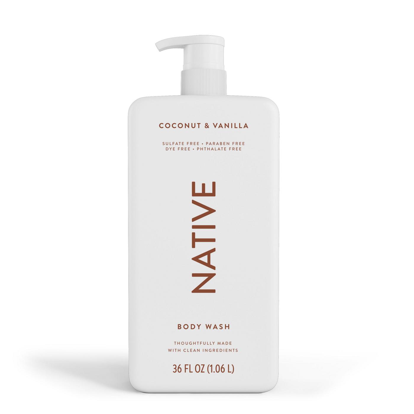 Native Body Wash - Coconut & Vanilla; image 9 of 9