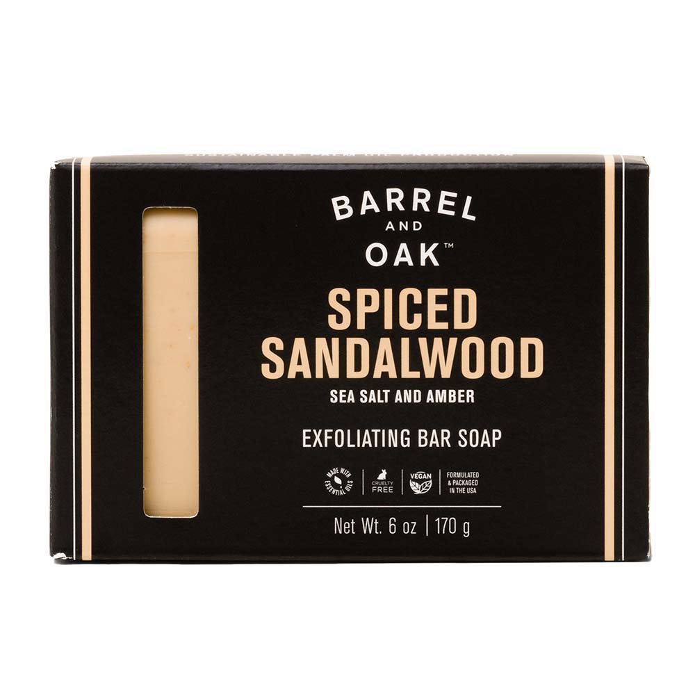 Men's Exfoliating Soap Bar, Vegan Bar Soap