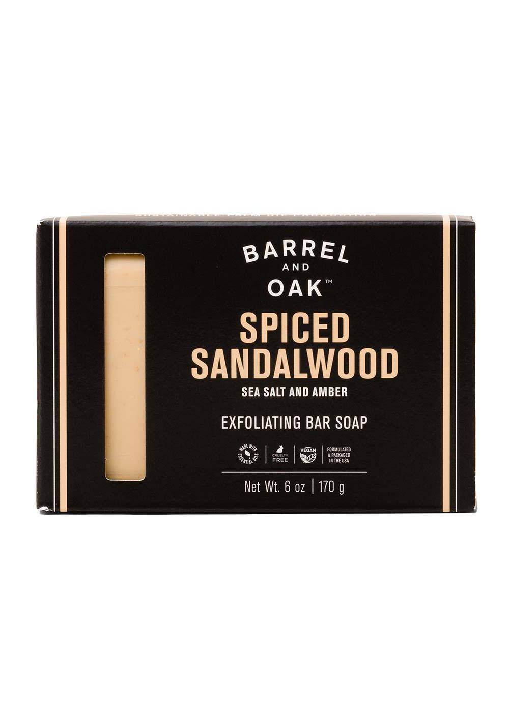 Barrel and Oak Exfoliating Bar Soap - Spiced Sandalwood; image 1 of 8