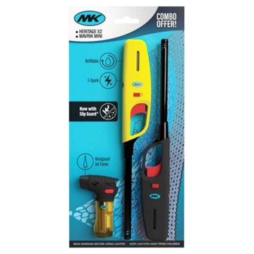 MK Lighter Torch & MPL Combo Lighter, 3 pk
