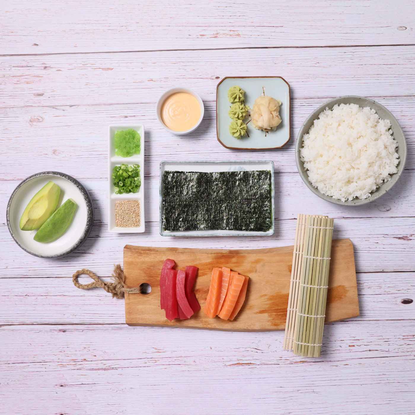 HEB Sushiya DoItYourself Tuna & Salmon Sushi Roll Kit Shop