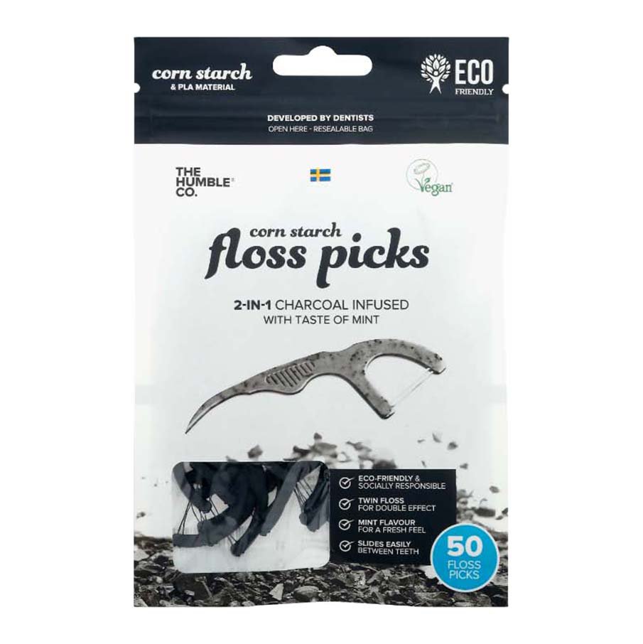The Humble Co. Corn Starch Floss Picks Shop Toothpaste at HEB