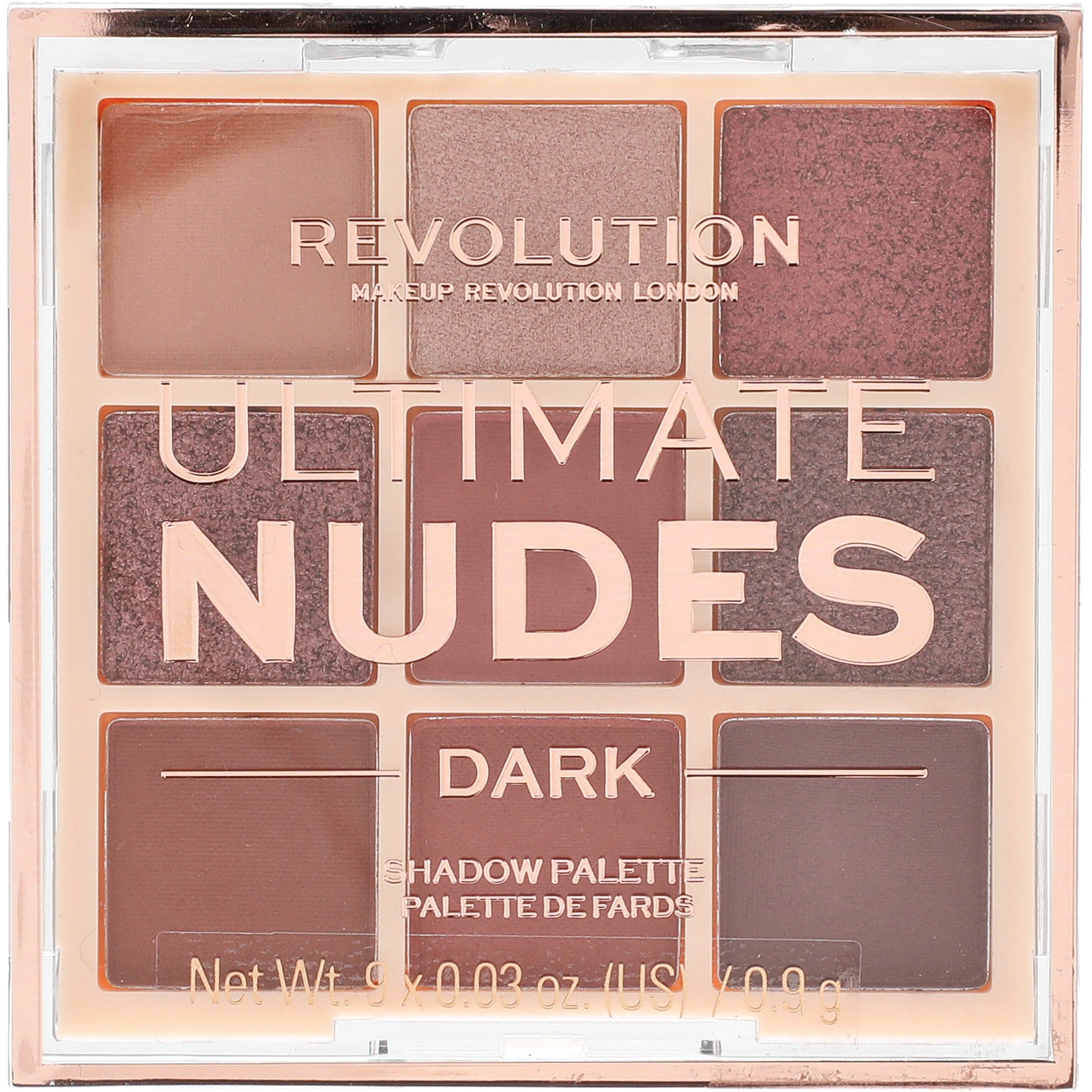 Makeup Revolution Ultimate Nude Eyeshadow Palette Dark Makeup Palettes Sets at H-E-B