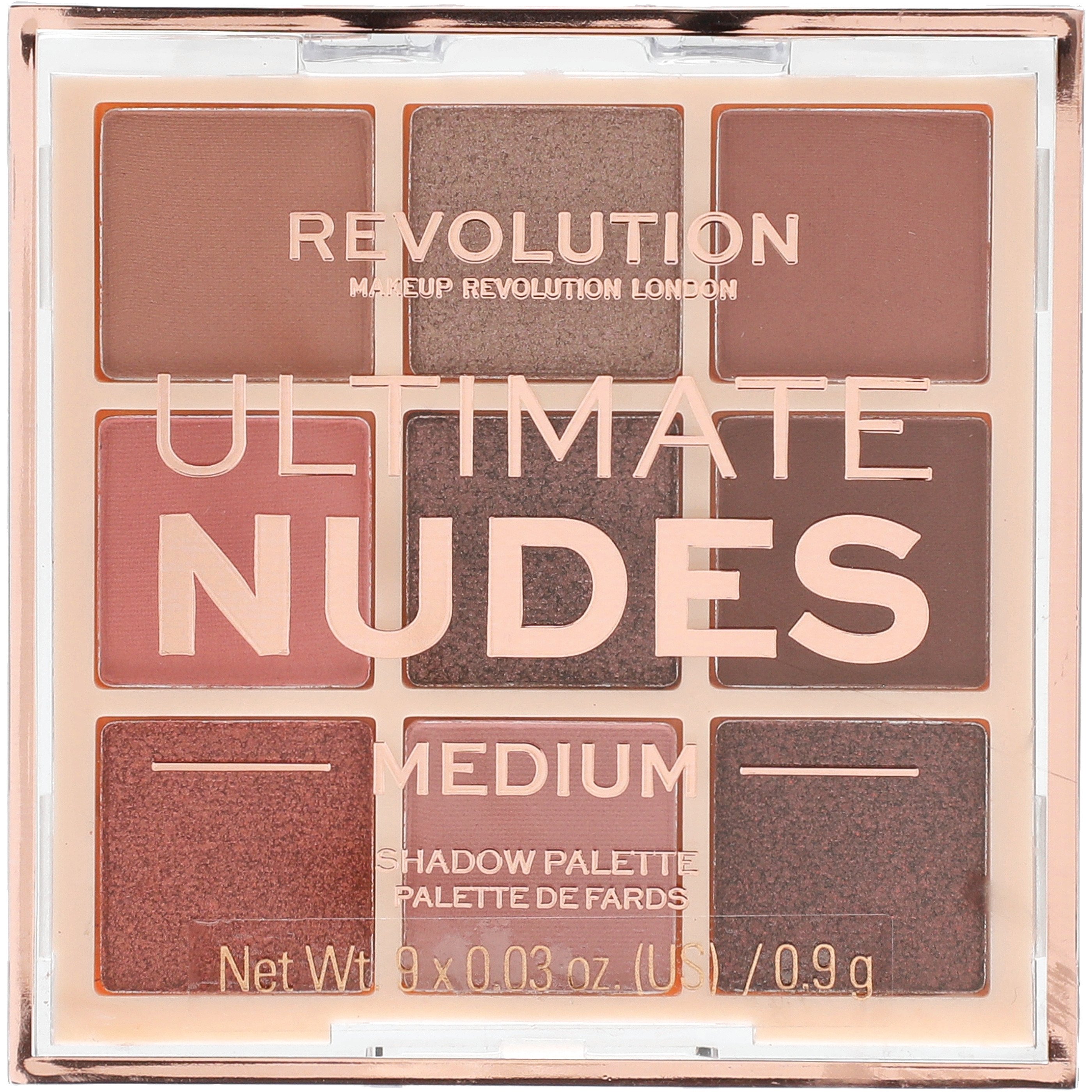 Ultimate Nudes Shadow Palette - Makeup Revolution