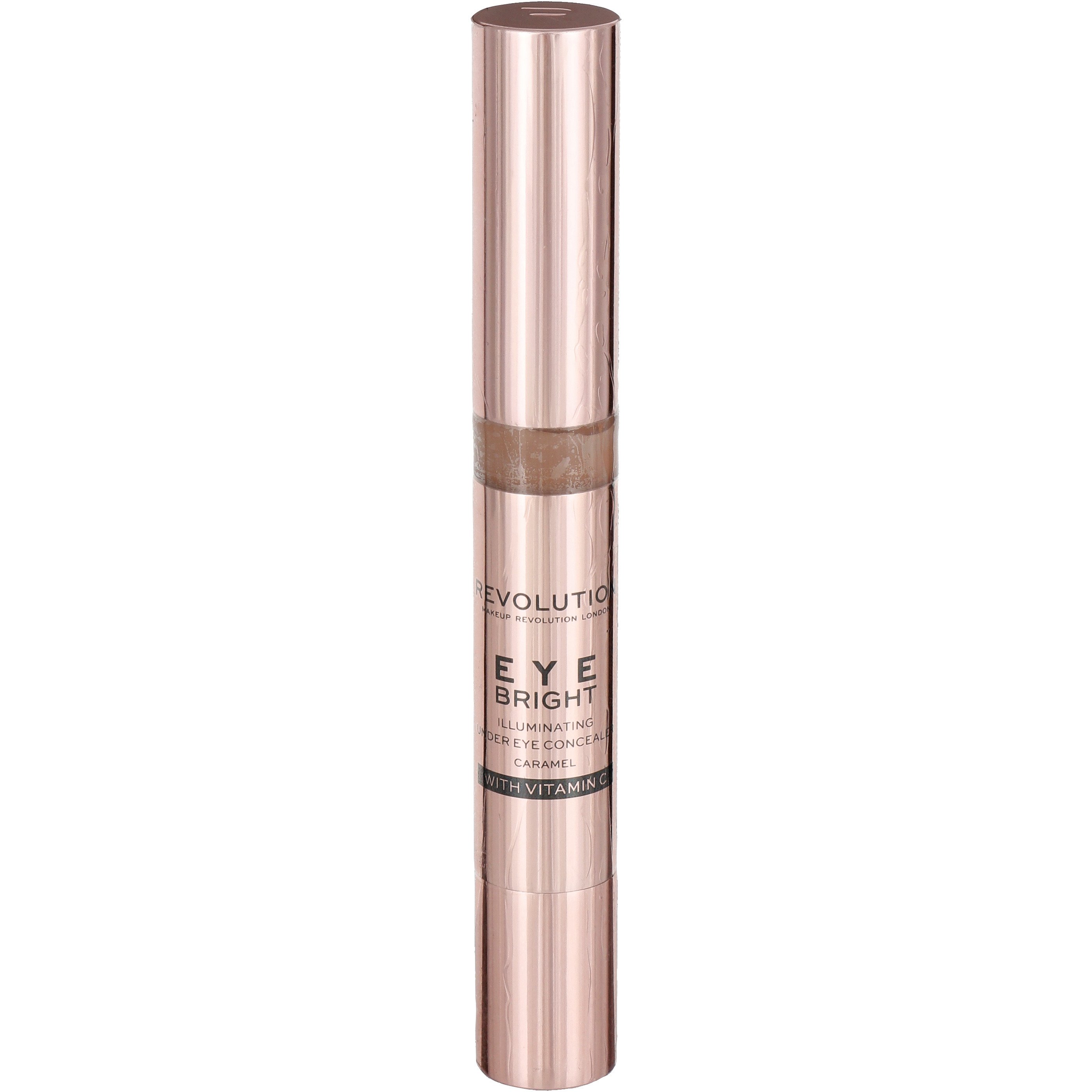 Revolution Eye Bright Concealer – Abdeckender Concealer Mit Tauf-Effekt, Farbe Caramel, 3 Ml
