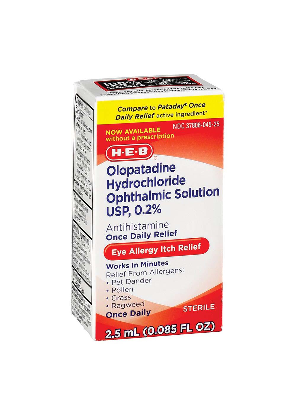 H-E-B Eye Allergy Itch Relief