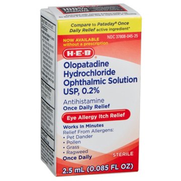 H-E-B Eye Allergy Itch Relief Once Daily Drops, 0.08 oz