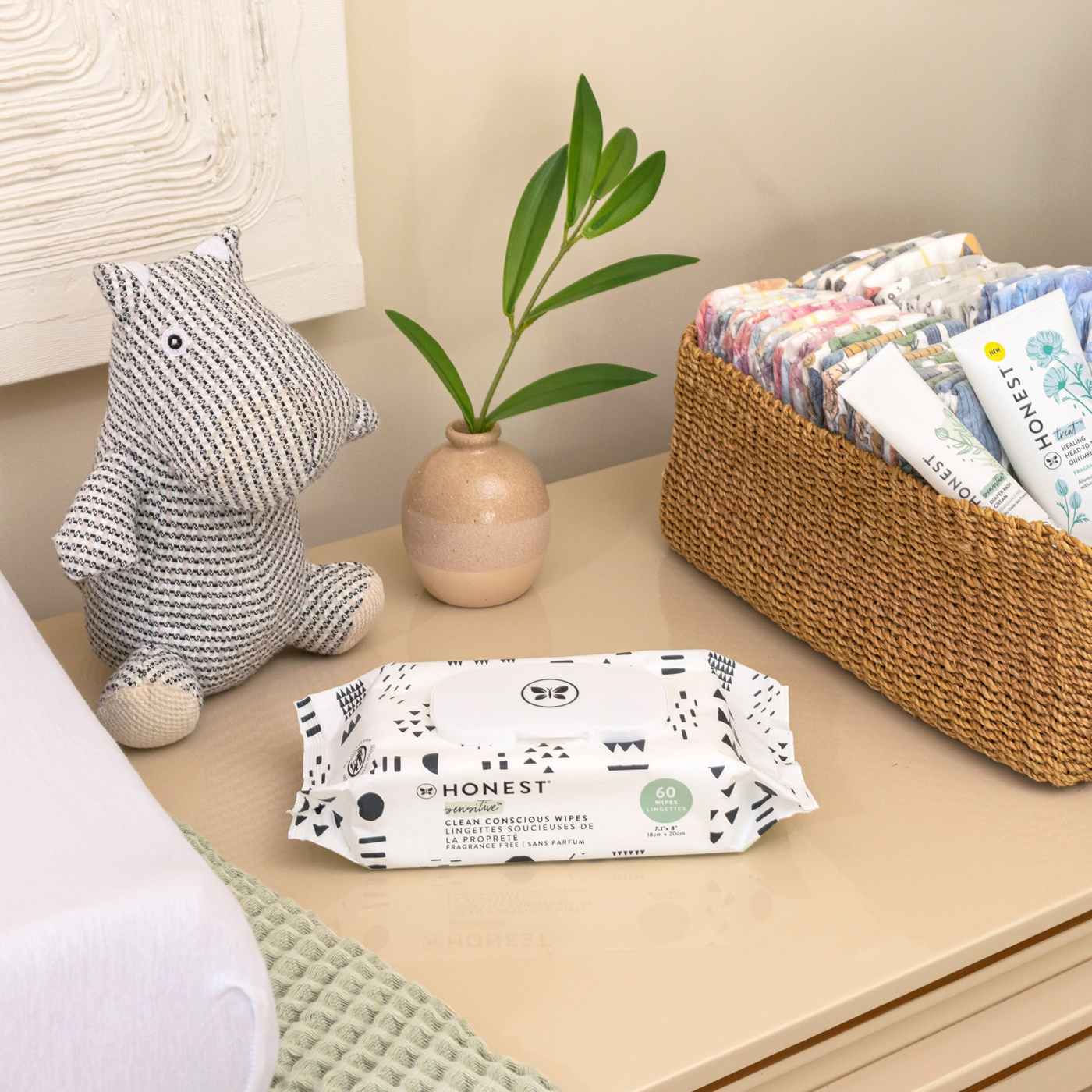 The Honest Company Sensitive Baby Wipes - Fragrance Free; image 3 of 5