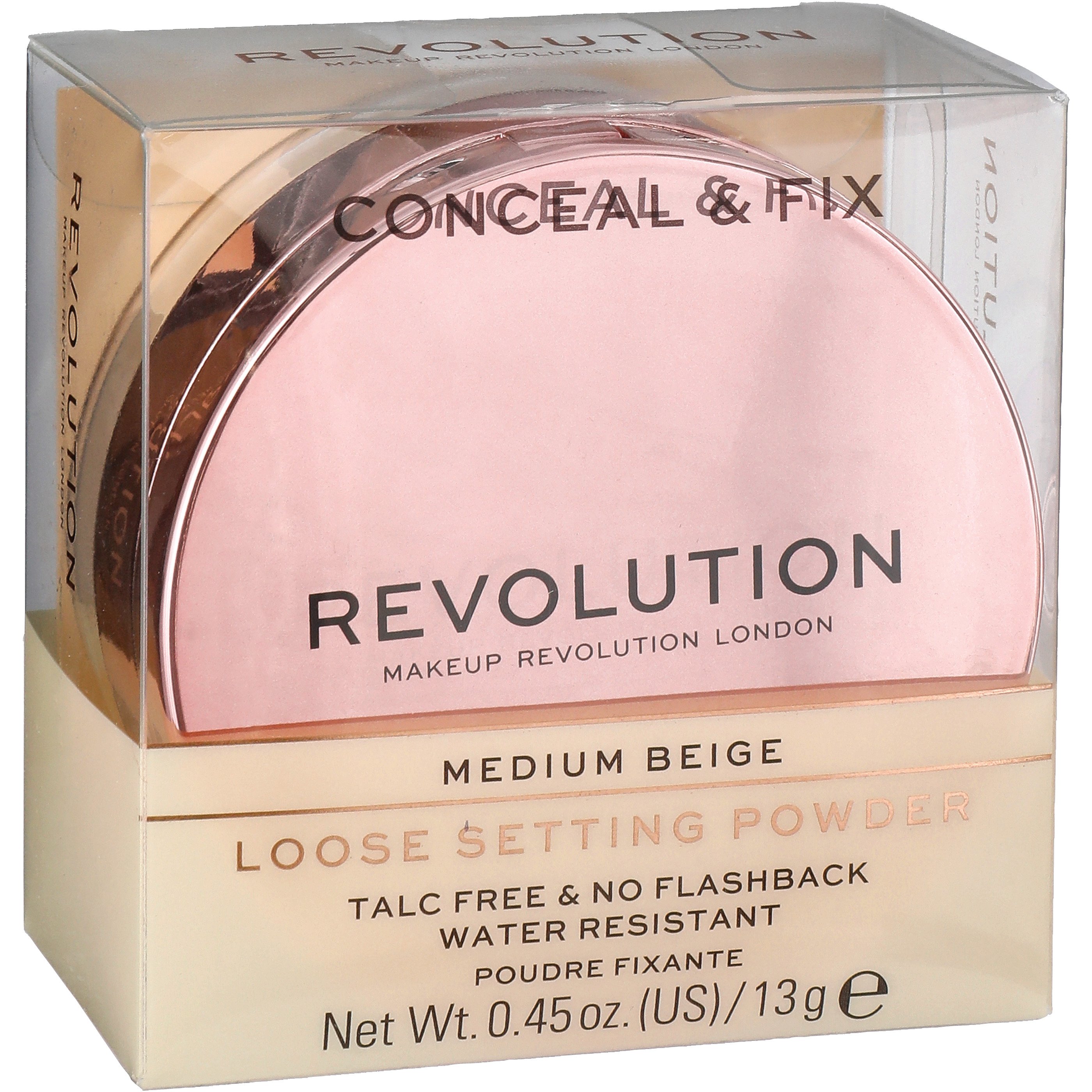 Makeup Revolution Conceal & Fix Setting Powder Medium Beige Shop