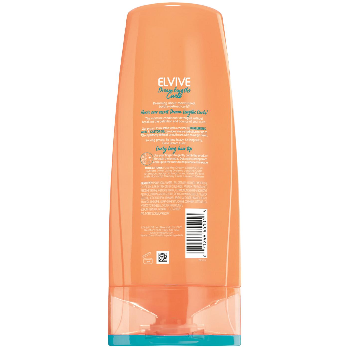 L'Oréal Paris Elvive Dream Lengths Curls Moisture Seal Conditioner; image 4 of 5