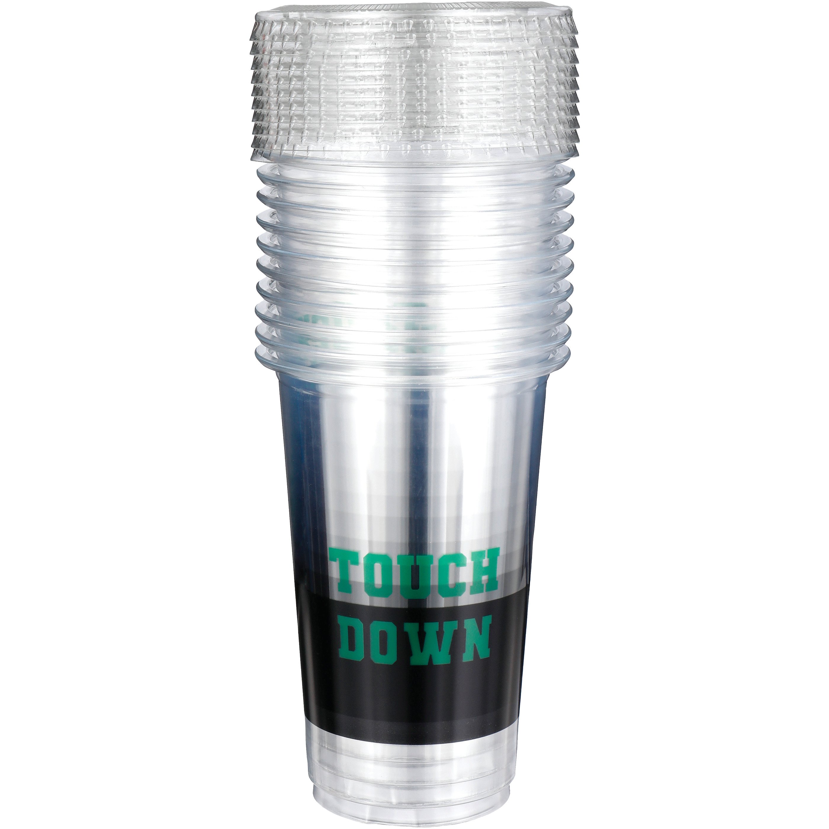 Destination Holiday 10 Tailgate Collection Touch Down Plastic Party