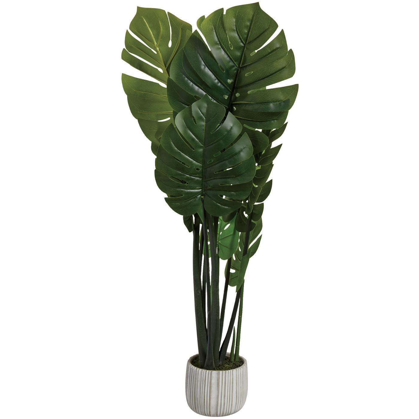 Destination Holiday Faux Monstera Leaf Plant - Shop Seasonal decor at H-E-B