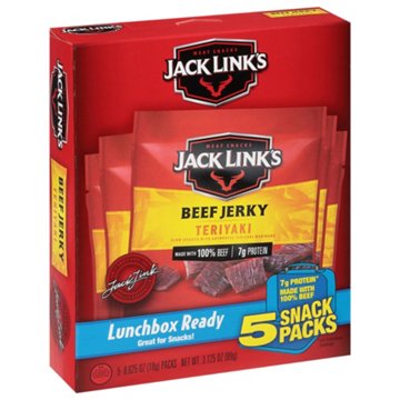 Jack Link's Teriyaki Beef Jerky Snack Packs
