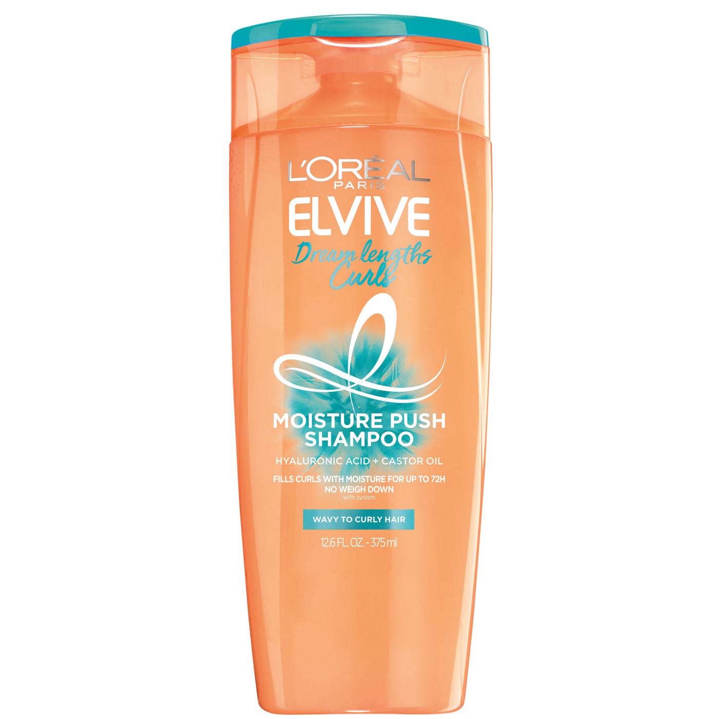 L'Oréal Paris Elvive Dream Lengths Curls Moisture Push Shampoo; image 1 of 5