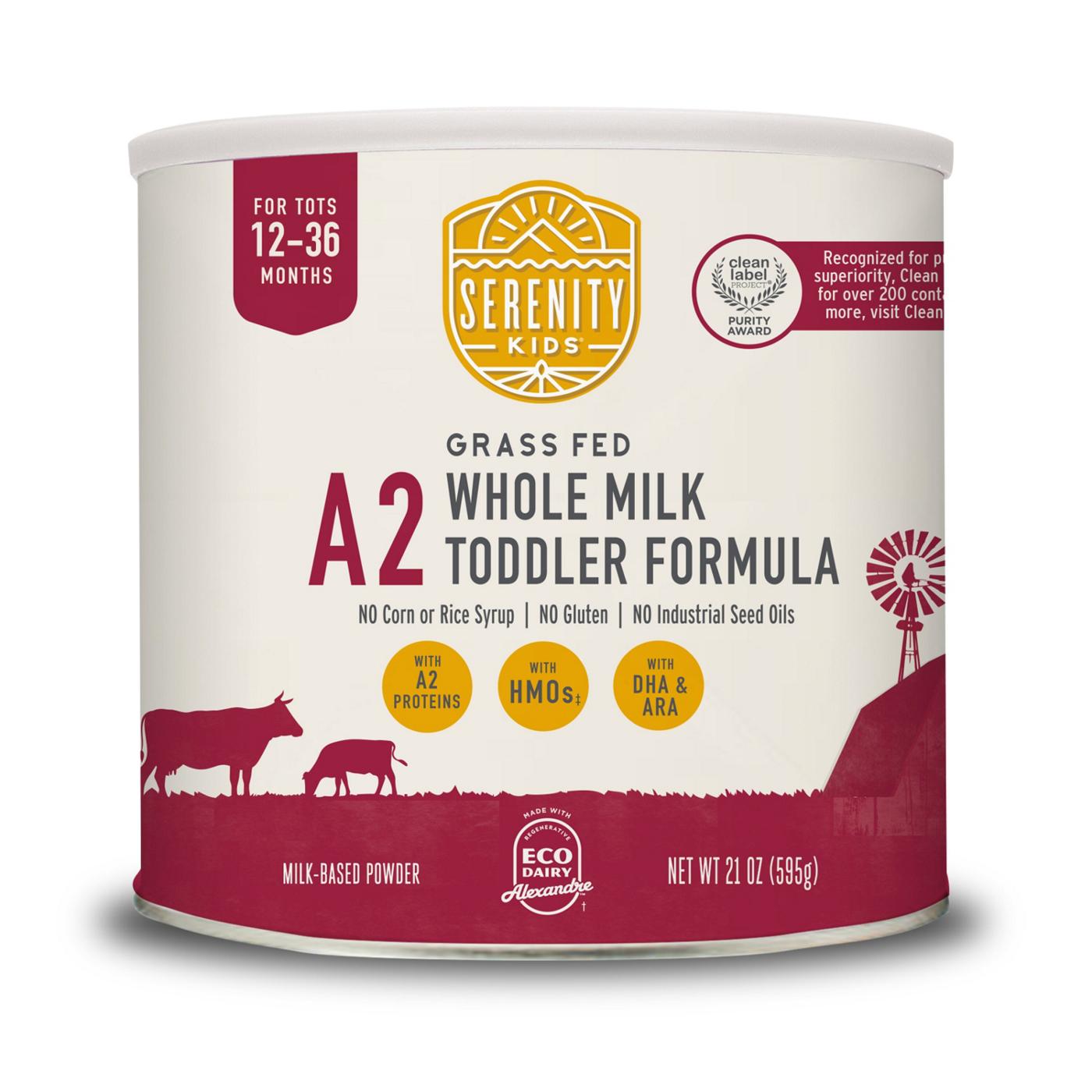 Serenity Kids A2 Grass Fed Whole Milk Toddler Formula; image 1 of 8