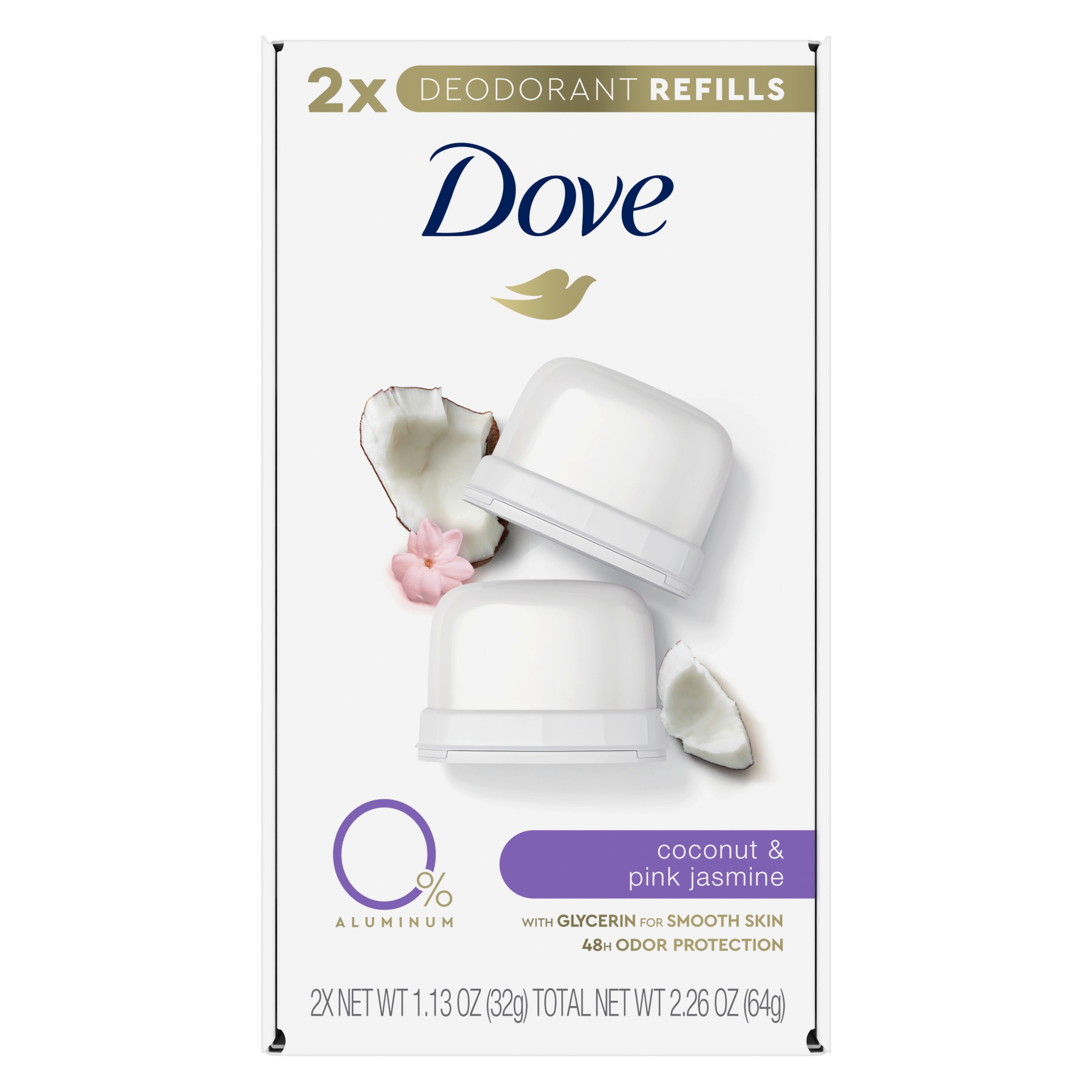 Dove Deodorant Refill Kit Coconut & Pink Jasmine Shop Deodorant & antiperspirant at HEB