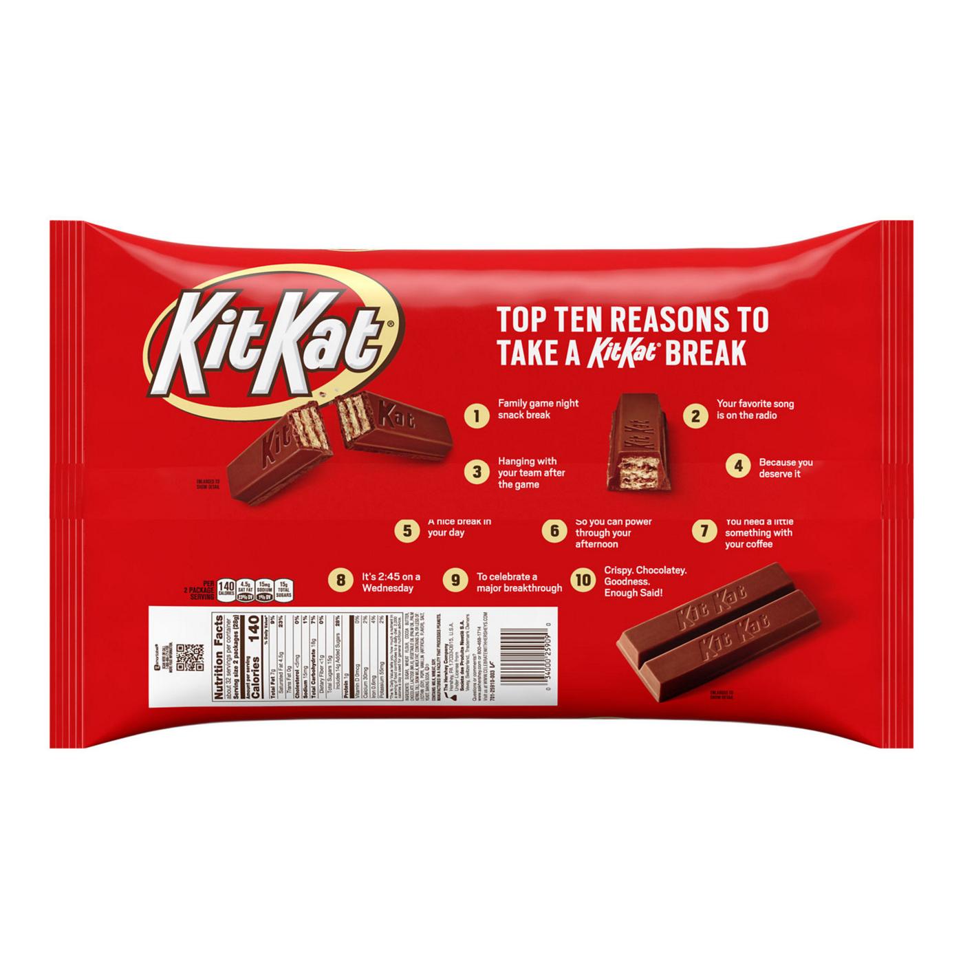 Kit Kat Milk Chocolate Wafer Snack Size Christmas Candy; image 2 of 7