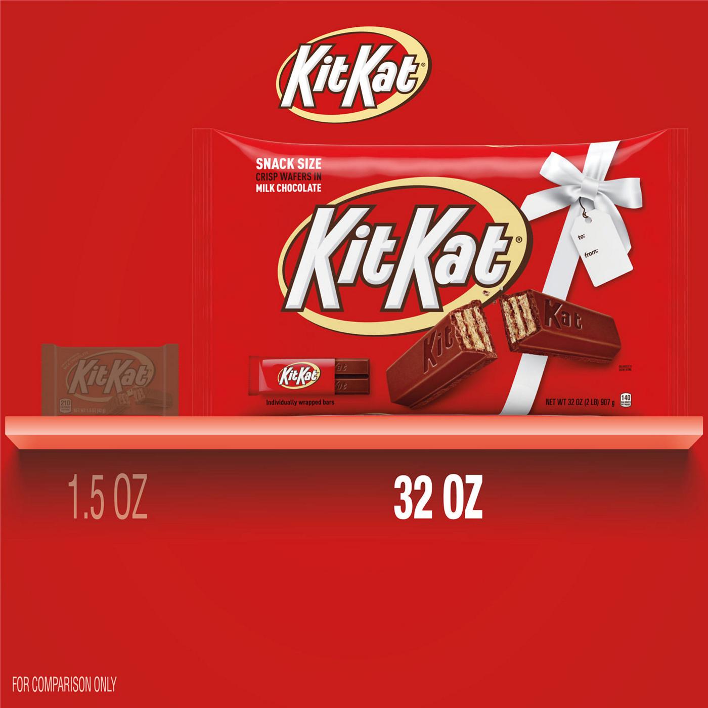 Kit Kat Milk Chocolate Wafer Snack Size Christmas Candy; image 5 of 7