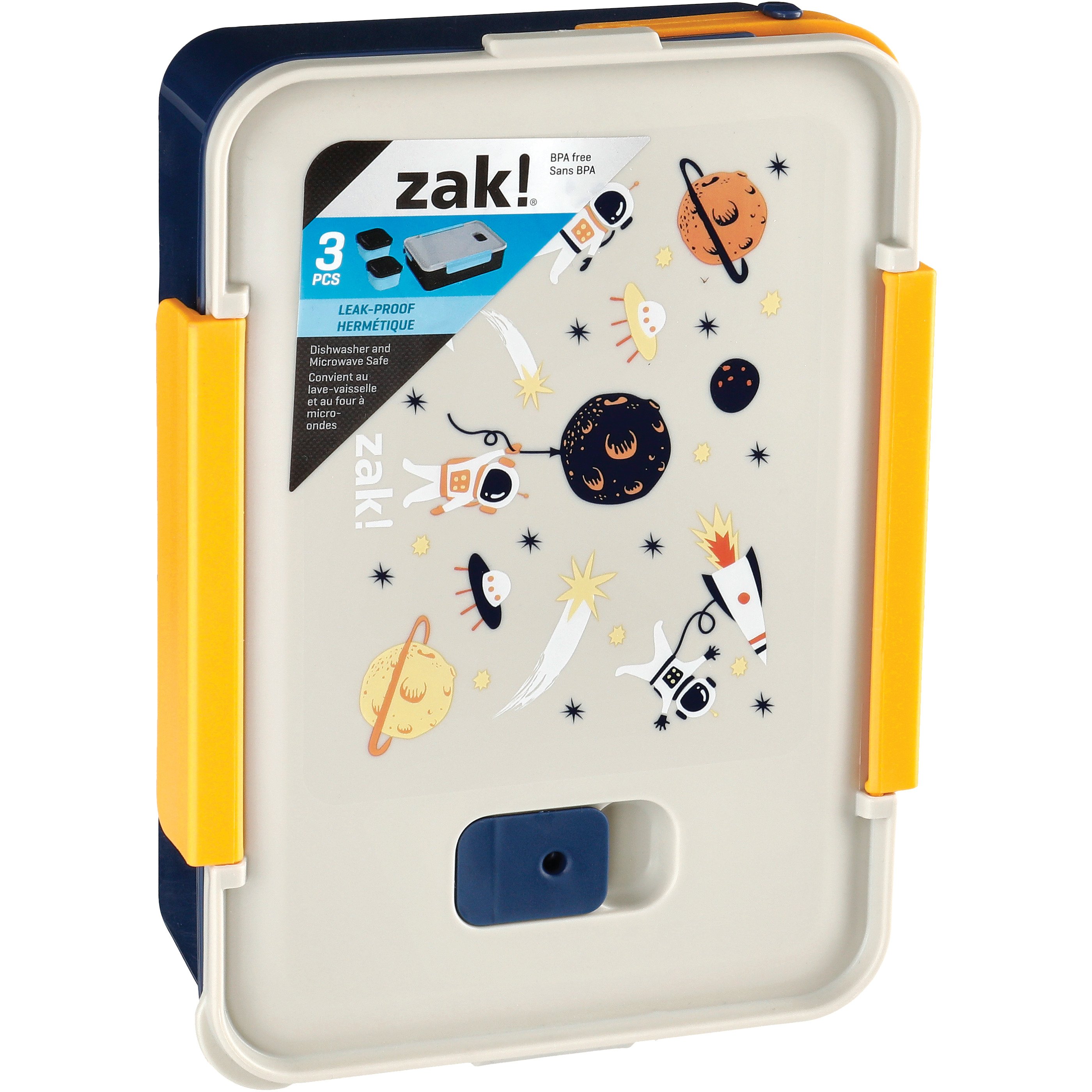 Zak Designs Kids Bento Lunch Box Space Shop Lunch Boxes at HEB