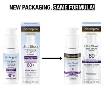 Neutrogena Ultra Sheer Moisturizing Serum with Vitamin E - SPF 60