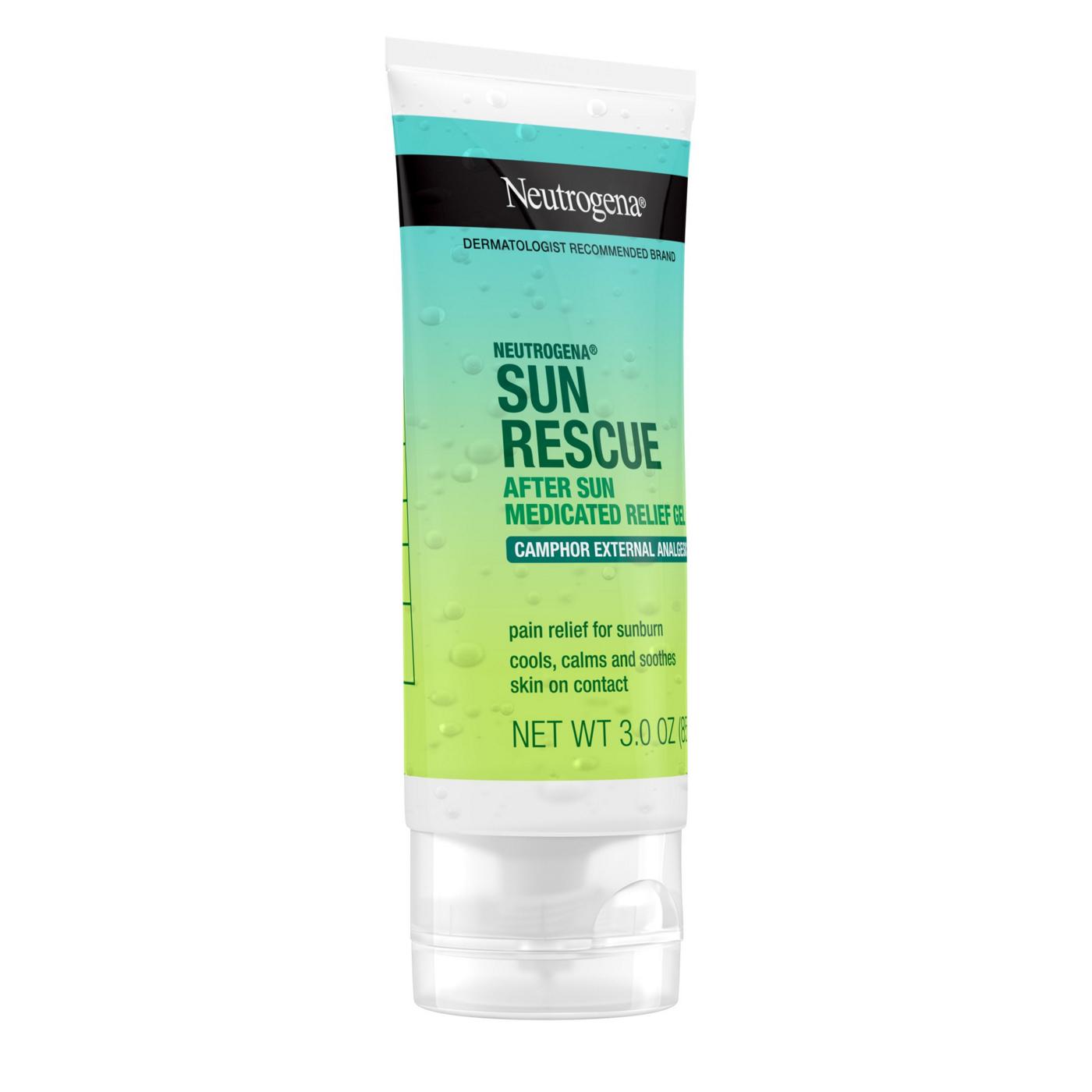 Neutrogena Sun Rescue After Sun Medicated Relief Gel Shop Sunscreen