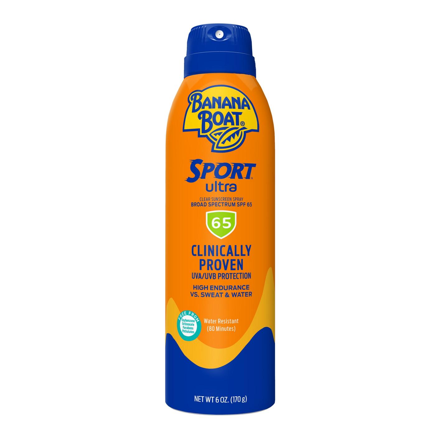 Banana Boat Sport Ultra Sunscreen Spray SPF 65 - Shop Sunscreen & Self ...