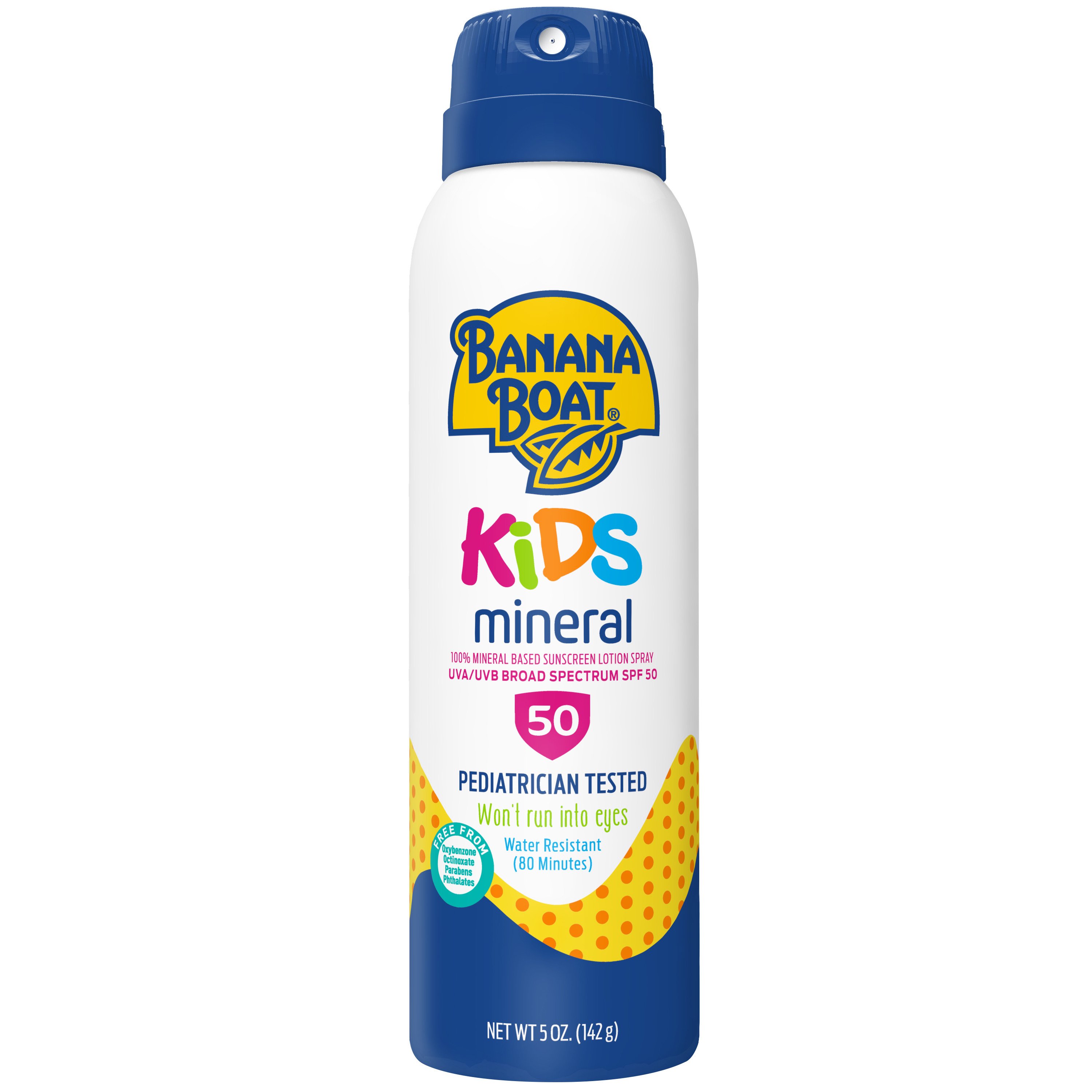 Banana Boat Kids Mineral Sunscreen Spray - SPF 50 - Shop Sunscreen ...