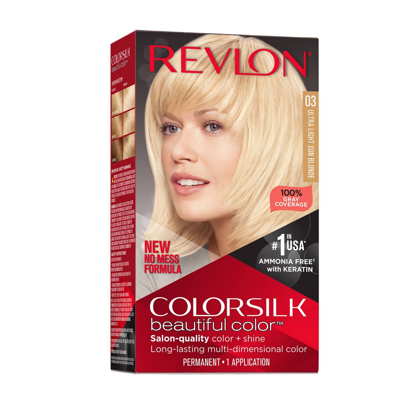 Revlon ColorSilk Hair Color - 03 Ultra Light Sun Blonde; image 1 of 7