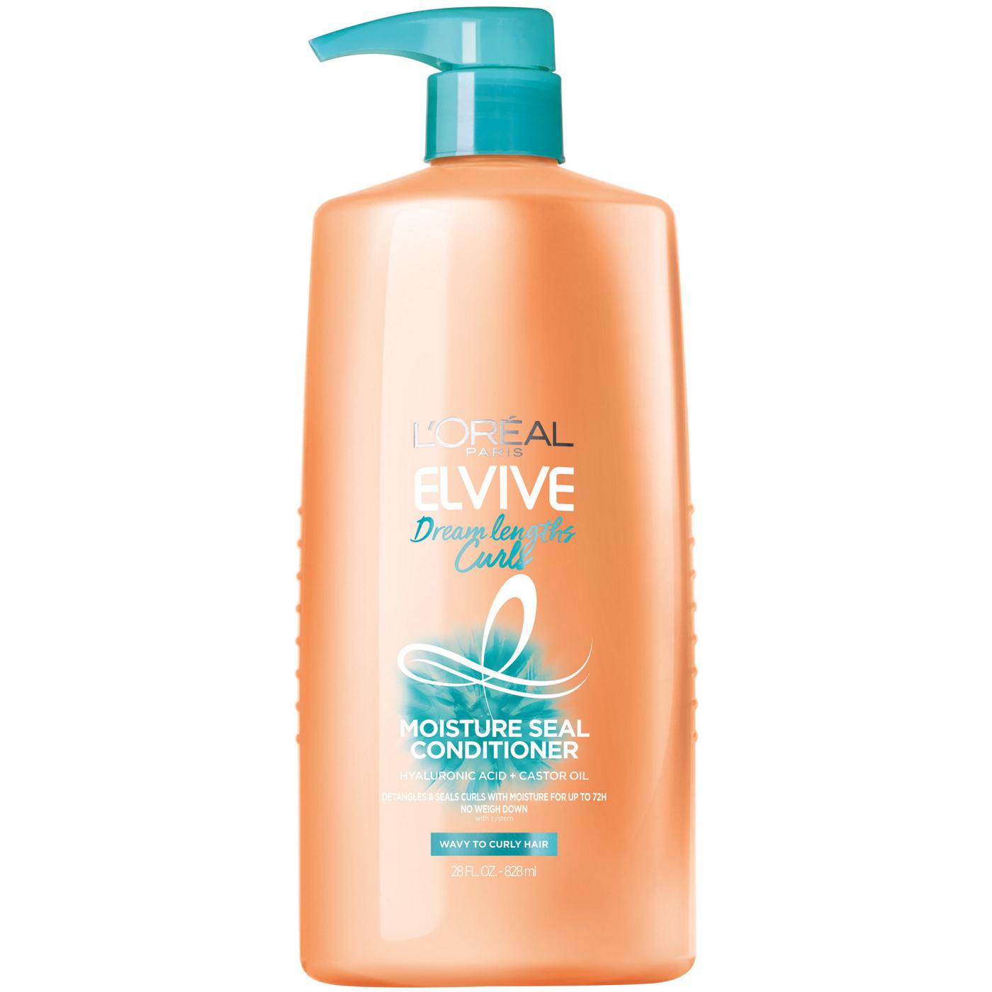 L'Oréal Paris Elvive Dream Lengths Curls Moisture Conditioner, Paraben-Free; image 1 of 5