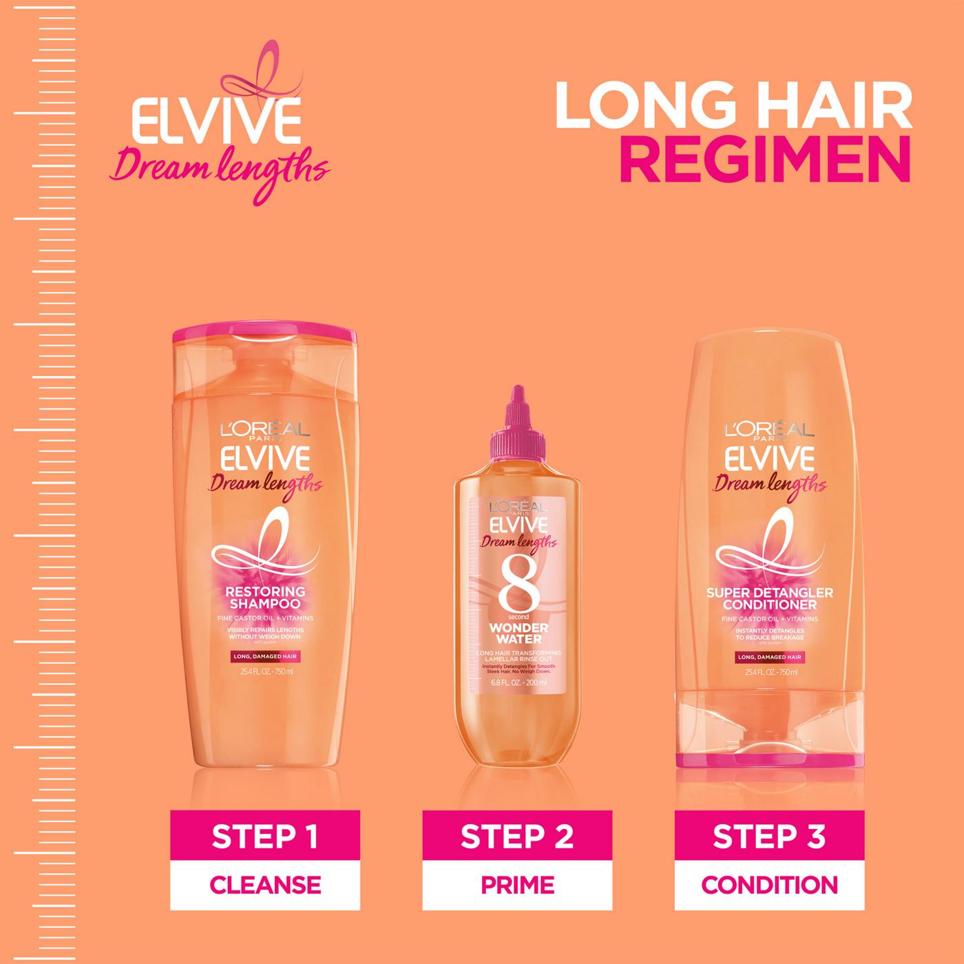 L'Oréal Paris Elvive Dream Lengths Curls Moisture Conditioner, Paraben-Free; image 3 of 6