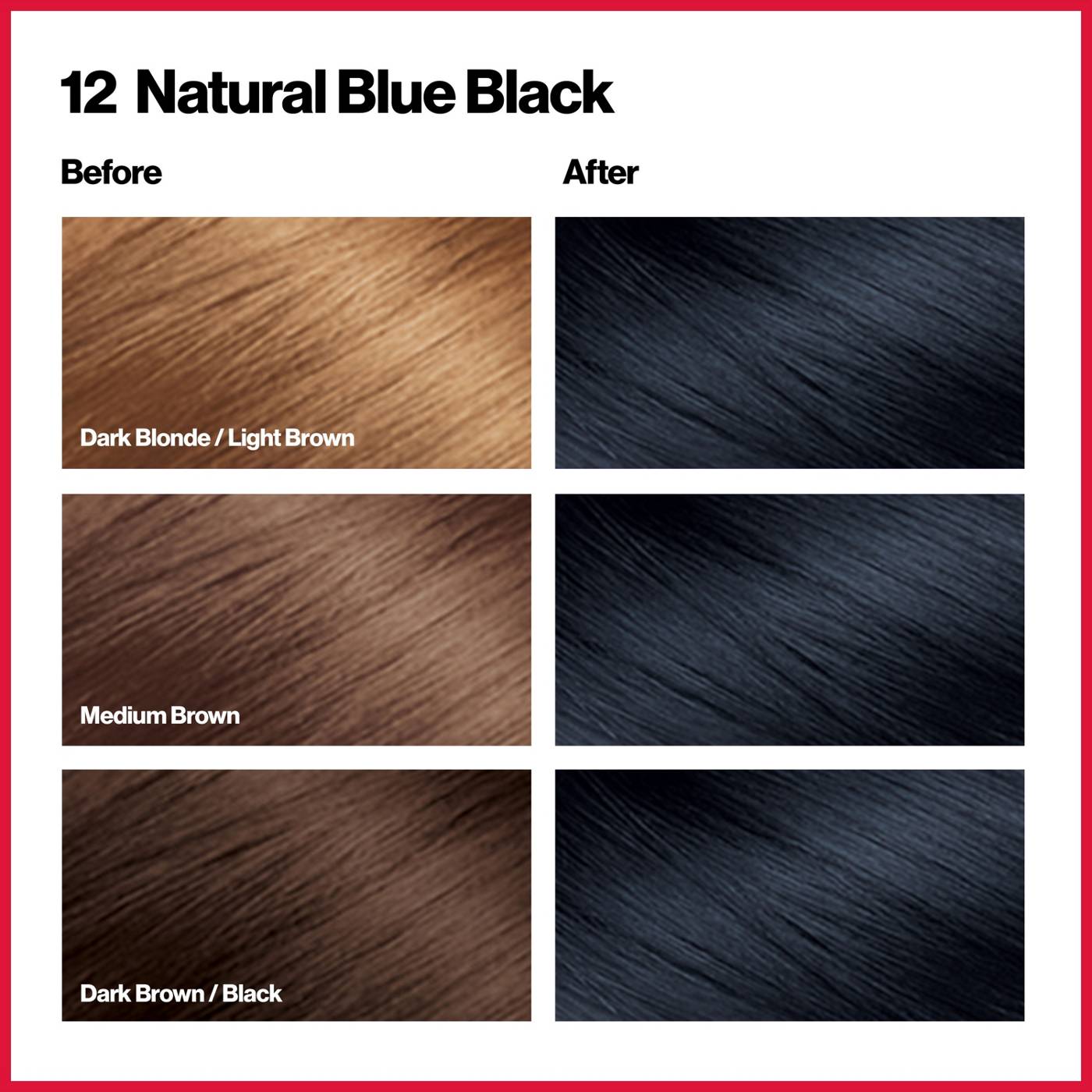 Revlon ColorSilk Hair Color - 12 Natural Blue Black; image 3 of 5