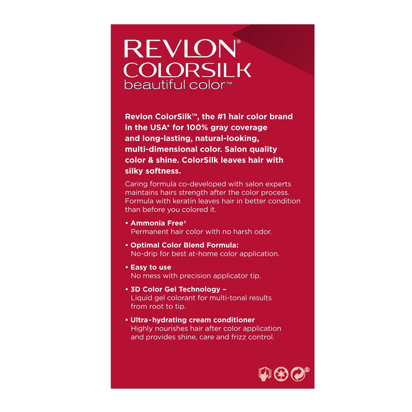 Revlon ColorSilk Hair Color - 12 Natural Blue Black; image 4 of 5