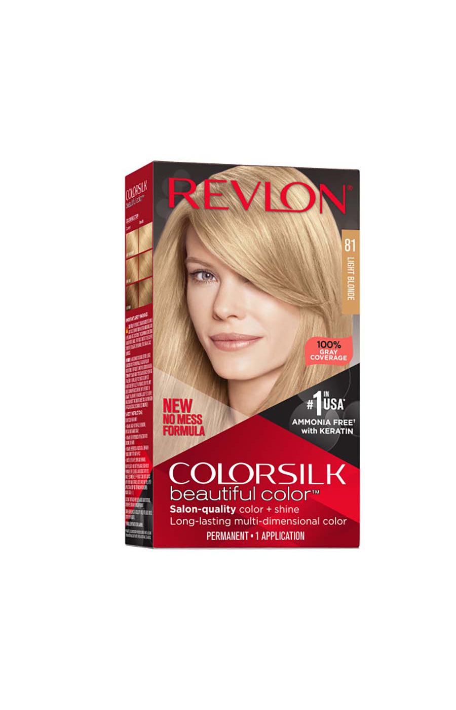 Revlon ColorSilk Hair Color - 81 Light Blonde; image 1 of 7