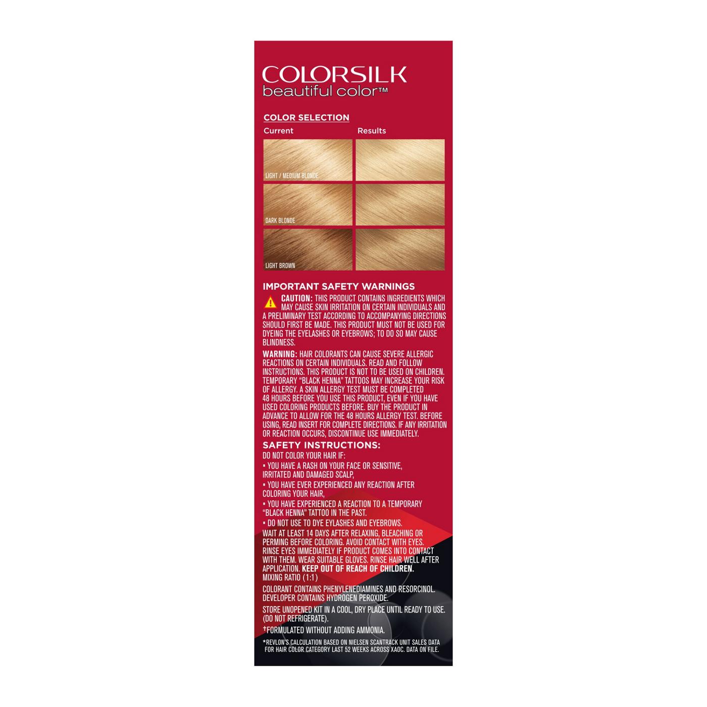 Revlon ColorSilk Hair Color - 81 Light Blonde; image 2 of 7